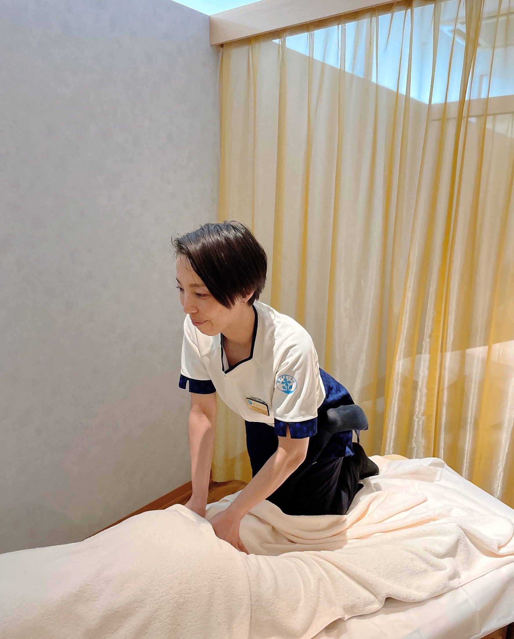 施術中